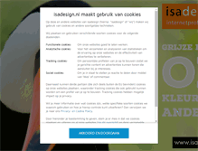Tablet Screenshot of isadesign.nl